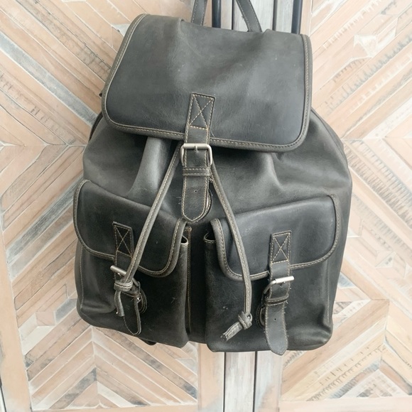 Vintage GAP genuine leather backpack - Picture 5 of 9